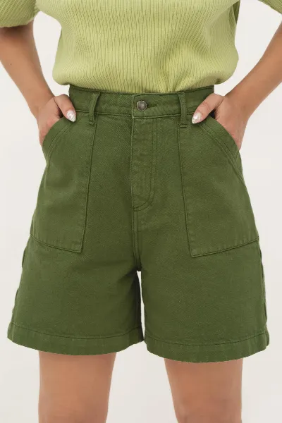 Näz Näz Damen vegan Denim Shorts Karla
