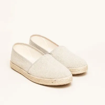 Gottstein Gottstein Camping Linen-Espadrille aus GRS zertifizierten Leinen für Damen - Nachhaltiger Sommerschuh mit Gummisohle