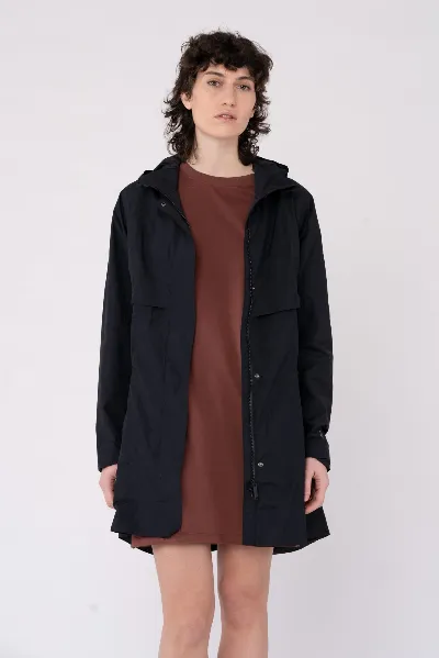TENTREE Lange Regenjacke aus recyceltem Polyester