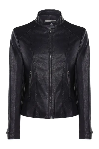 Will's Vegan Store Will's Vegan Store Damen vegan Racer Jacke Veganes Leder