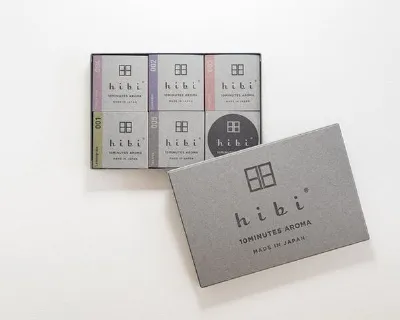 Hibi Hibi Duftstreichhölzer, Räucherstäbchen, Set mit 5 Düften