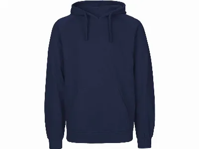 Neutral Neutral Bio-Unisex-Hoodie 'Tiger Cotton' mit gebürstetem Fleece, navy,