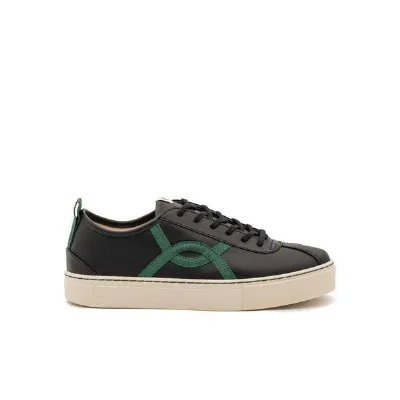 Vesica Piscis Footwear Vesica Piscis Footwear KAFKA Vegan sneaker black of corn KAF009