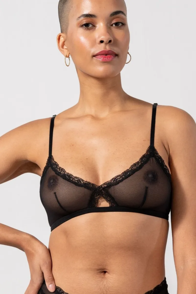 Understatement Understatement Damen vegan Bralette Mesh Triangel