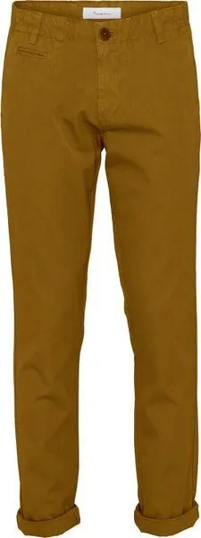 KnowledgeCotton Apparel KnowledgeCotton Apparel Chuck Regular Chino Pant Stretch GOTS Vegan