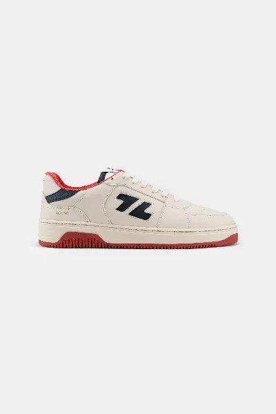 Zèta Zèta Herren vegan Sneaker Ace98 Rot/ Dunkelblau
