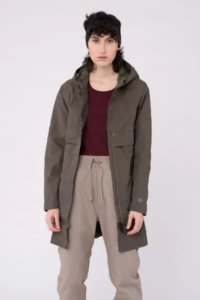 TENTREE Lange Regenjacke aus recyceltem Polyester, Recycled