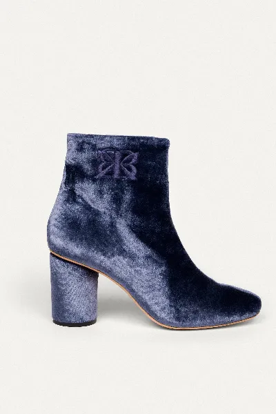 BIKKOU BIKKOU Damen vegan Stiefel Expo In Der Galerie Blau Grau