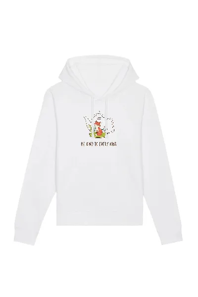Oat Milk Club Oat Milk Club Damen vegan Hoodie Be Kind White Be