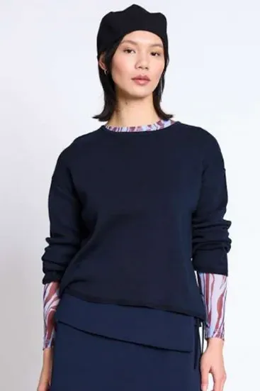 JAN N JUNE JAN 'N JUNE Damen vegan Pullover Williamsburg Nightfall Blue