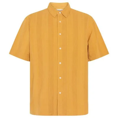 KnowledgeCotton Apparel KnowledgeCotton Apparel Kurzarm-Hemd Relaxed Structure