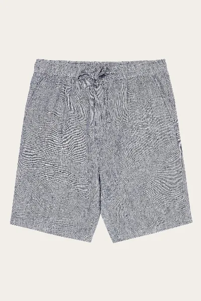 KnowledgeCotton Apparel KnowledgeCotton Apparel Herren vegan Shorts Lose Leinen Vintage Indigo
