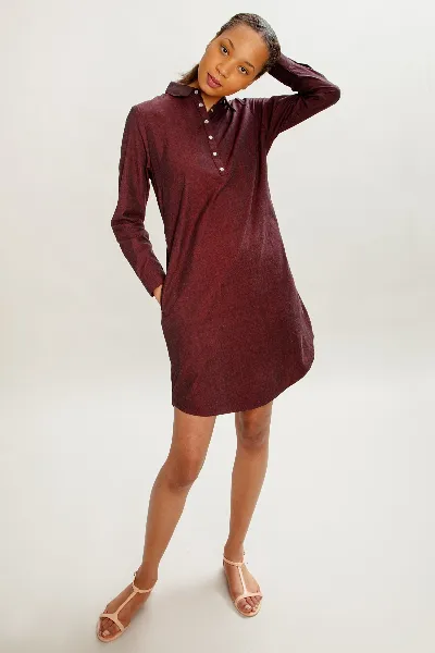 MAHLA MAHLA Damen vegan Hemdblusenkleid Ulpu