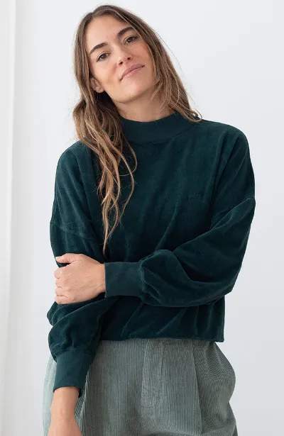 TWOTHIRDS TWOTHIRDS Damen vegan Pullover Binz Veganer Samt