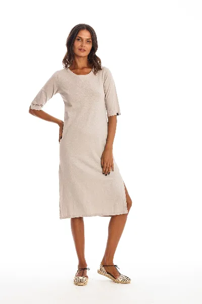 RAVENS VIEW IBIZA RAVENS VIEW IBIZA Damen vegan Kleid Mia Stone Grey