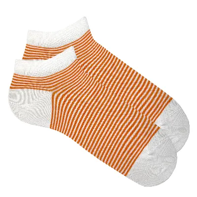 Living Crafts LIVING CRAFTS - Unisex Socken - Orange (90% Bio-Baumwolle; 9% Polyamid (recycelt); 1% Elasthan), Nachhaltige Mode, Bio Bekleidung