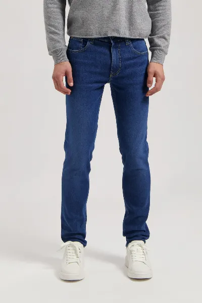 MUD Jeans MUD Jeans Herren vegan Jeans Daily Mid Tapered Stone Indigo