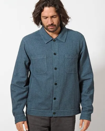 HempAge HempAge Jacke Herren Pepita Hanf/Biobaumwolle