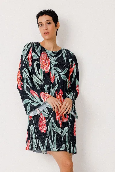 SKFK SKFK Damen vegan Kleid Dima Mehrfarbig