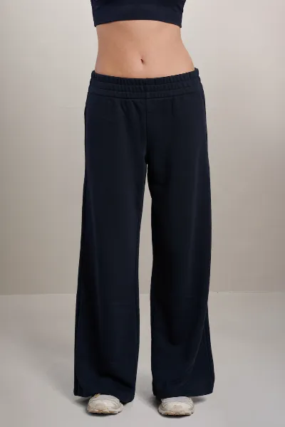 SEAAV SEAAV Damen vegan Hose Dune Weites Bein Mitternachtsblau