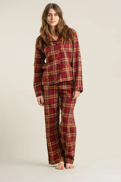 KOMODO KOMODO Damen vegan Pyjama Set Jim Jam Berry