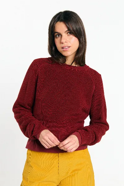 SUITE13LAB SUITE13LAB Damen vegan Pullover Nelas Brick