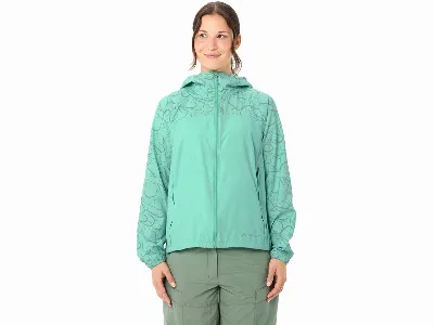 Vaude VAUDE Damen Windjacke Neyland II mit weitenregulierbarer Kapuze, sage,