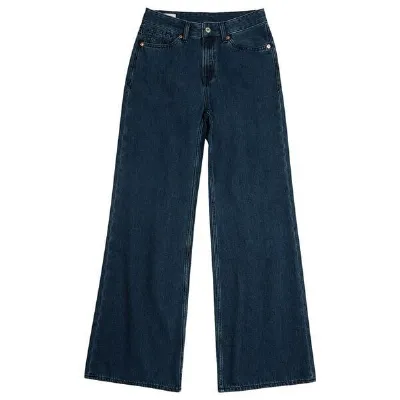 Kings Of Indigo Kings Of Indigo Jane Mid rise Relaxed flare Alex Dark Worn