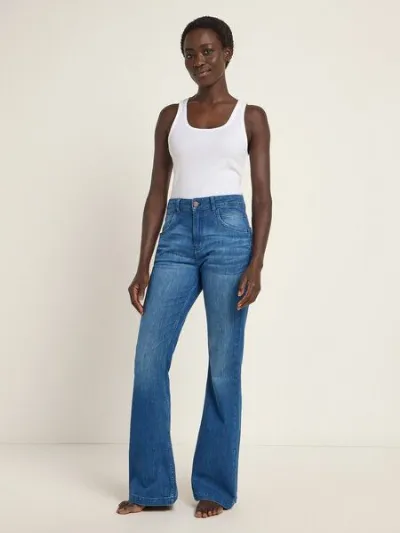 LANIUS LANIUS Flared Jeans (GOTS) aus Bio-Baumwolle