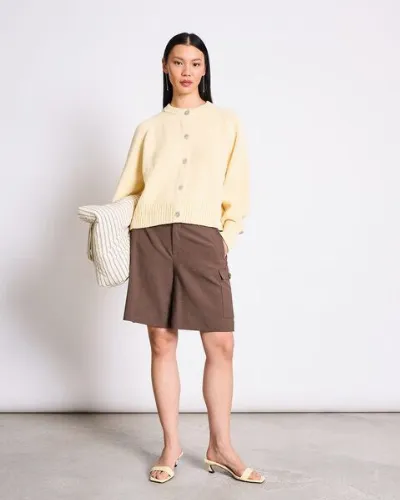 JAN N JUNE JAN N JUNE RELAXED CREWNECK CARDIGAN SIVIA GOTS