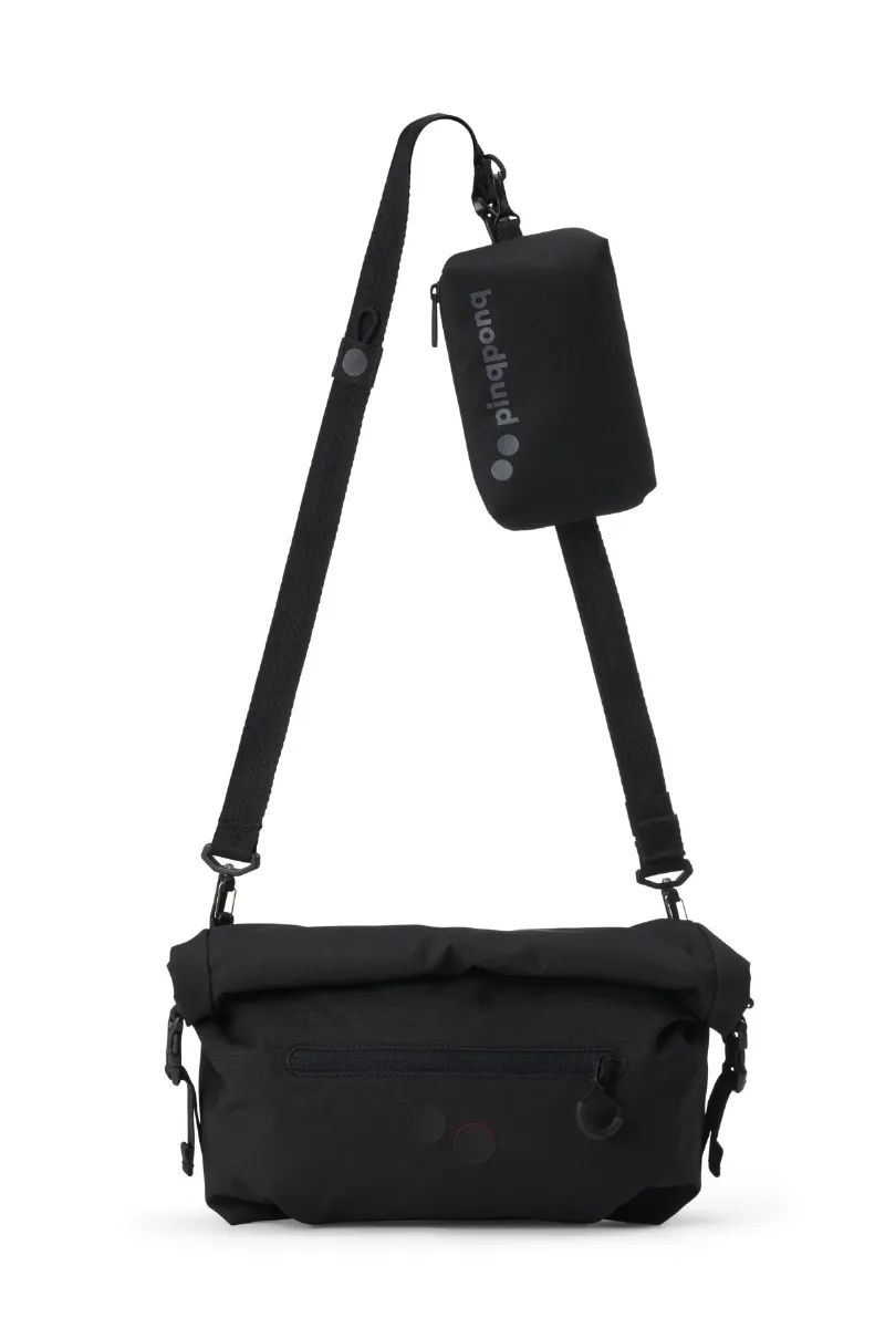pinqponq Bauchtasche Aksel Solid Rooted Black