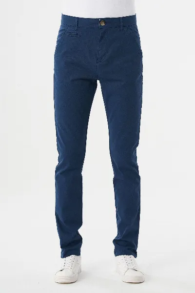 ORGANICATION ORGANICATION Herren vegan Chinohose Dunkelblau