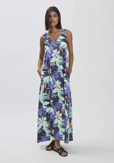 hessnatur hessnatur Print Kleid Maxi Regular aus LENZING ECOVERO