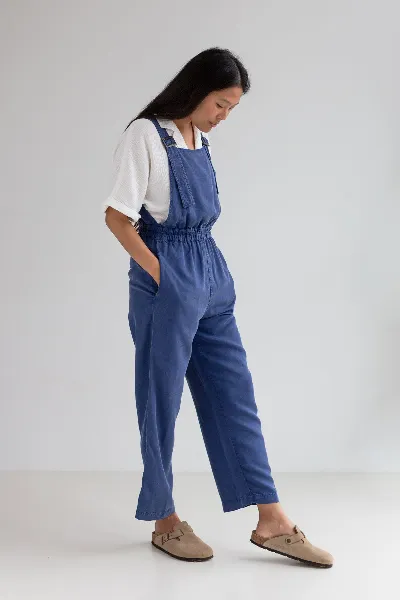 TWOTHIRDS TWOTHIRDS Damen vegan Dungaree Hornos Blueberry
