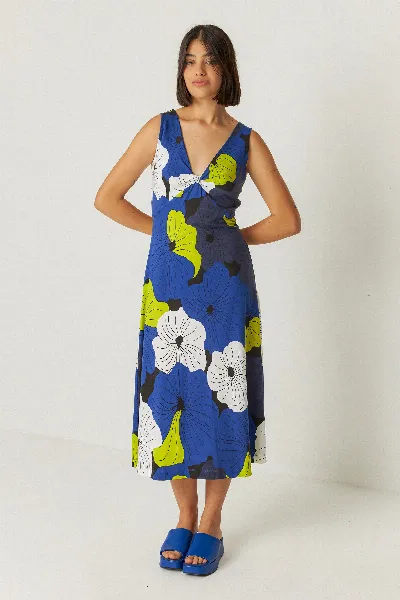 SKFK SKFK Damen vegan Kleid Kala Multicolored Floral