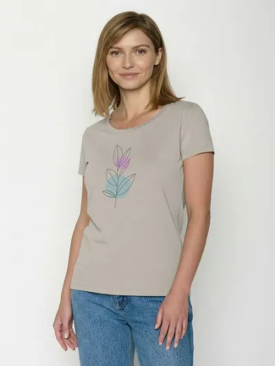 GreenBomb GREENBOMB Bloom Classic Loves - Sportliches T-Shirt aus Bio-Baumwolle / hochwertiger Print / GOTS / Fair & Vegan