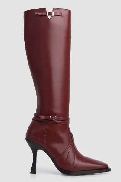 Prev Prev Damen vegan Stiefel Alicia Burgundy