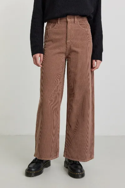 recolution Recolution Damen vegan Hose Corduroy Erica Cognac