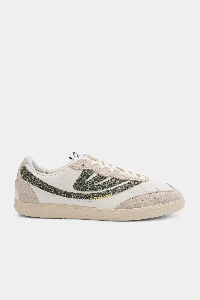 MoEa MoEa Herren vegan Sneaker Flow In Beige/Grün Pilz