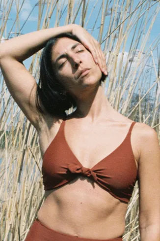 Anekdot Anekdot Damen vegan Leona Bikinioberteil Rust