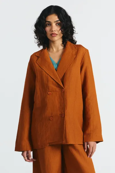SUITE13LAB SUITE13LAB Damen vegan Jacke Masaya Lehm