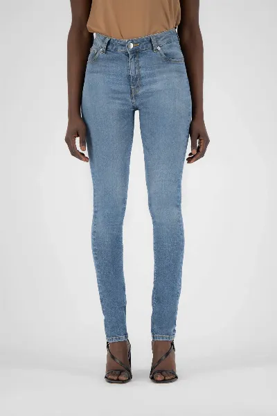 MUD Jeans MUD Jeans Damen vegan Jeans Skinny Hazen Fan Stone