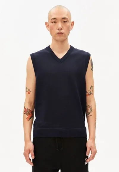 ARMEDANGELS ARMEDANGELS SLEEVELESS KNIT Herren Pullunder aus Bio-Baumwolle