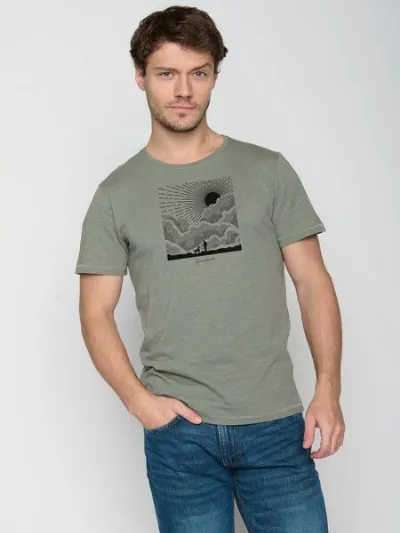 GreenBomb GREENBOMB Nature Friends Spice - Lässiges T-Shirt aus Bio-Baumwolle / hochwertiger Print / GOTS / Fair & Vegan