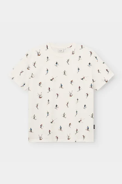 dedicated T-Shirt Stockholm Ski Team Off White