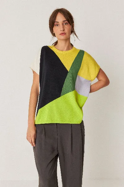 SKFK SKFK Damen vegan T-Shirt Deierri Mehrfarbig
