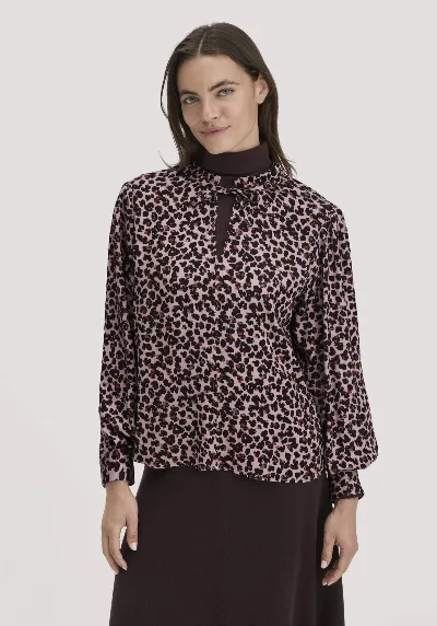 hessnatur hessnatur Damen Bluse Relaxed aus LENZING™ ECOVERO™ Viskose - rosa