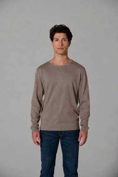 HempAge HempAge Herren Langarmshirt THC Line Hanf/Biobaumwolle