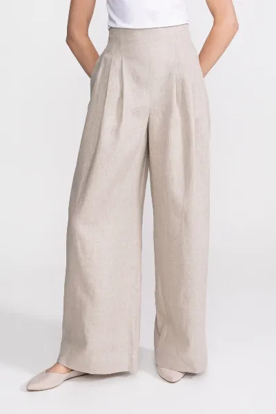 De IONESCU De IONESCU Damen vegan Hose High Waist Deva
