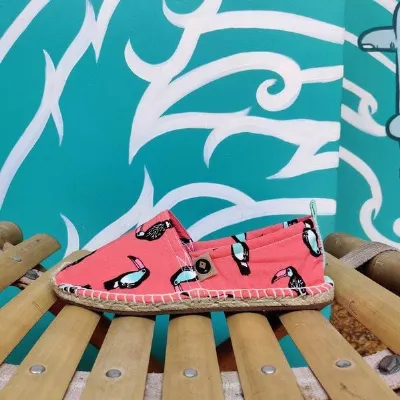 REFISHED fair fashion REFISHED fair fashion Espadrilles 'HAPPINESS' (Bird)